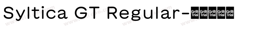 Syltica GT Regular字体转换